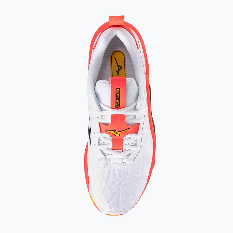 Încălțăminte de handbal Mizuno Wave Stealth Neo 2 white/flery coral 2/citrus 5