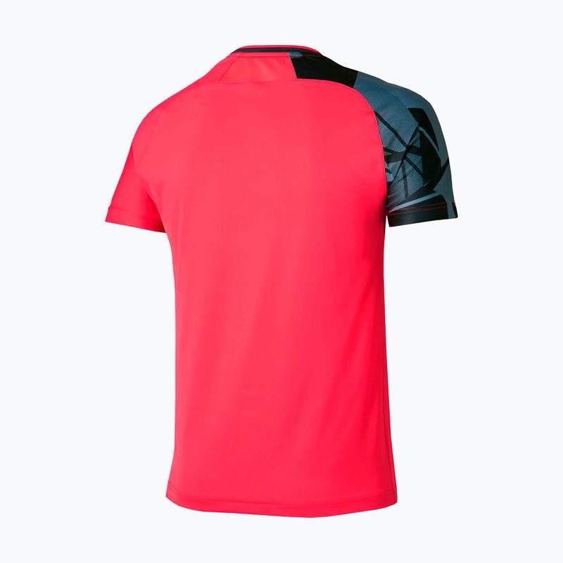 Tricou de tenis pentru bărbați Mizuno Daybreakers Shadow vibrant red 2
