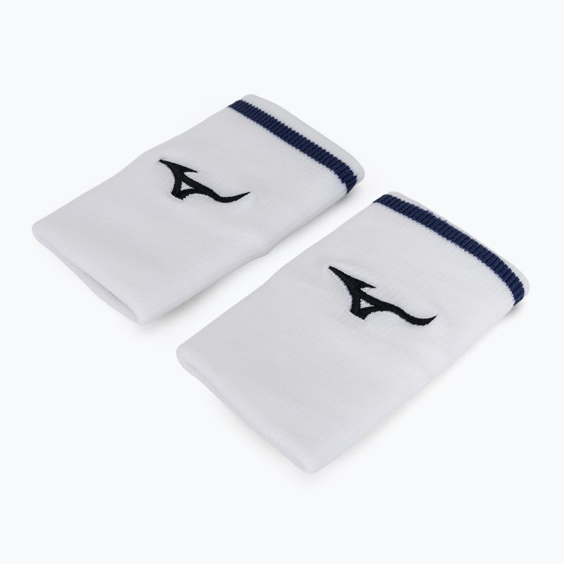 Bandă de încheietură Mizuno Wristband Long With Line 6P white/estate blue 2