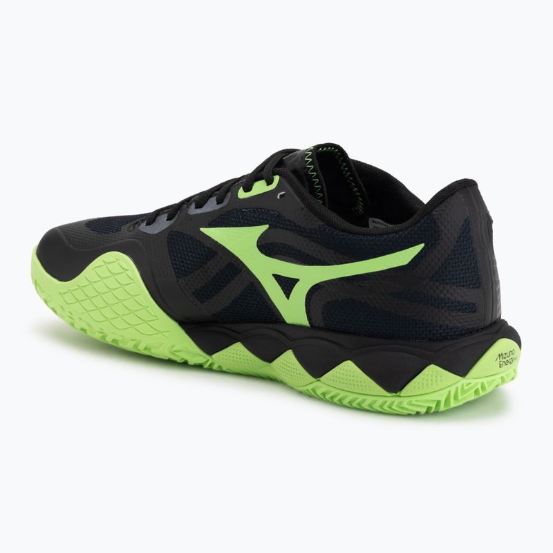 Încălțăminte de padel Mizuno Wave Enforce Tour 2 black/foliage green/glowing ap 3