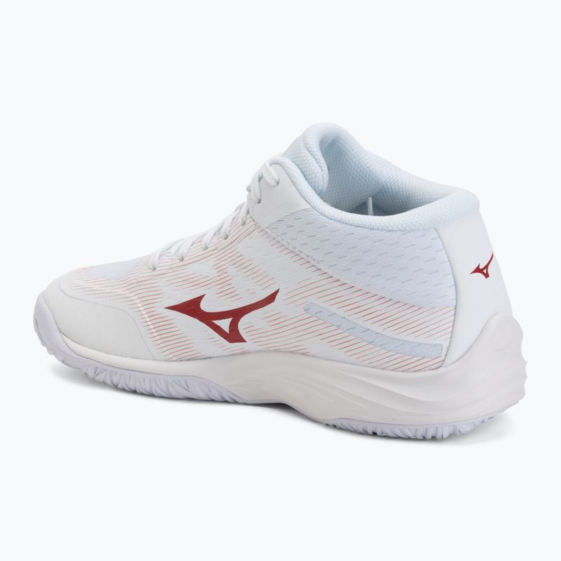 Încălțăminte de volei pentru femei Mizuno Lightning Select Mid white/rose elegance/lava falls 3