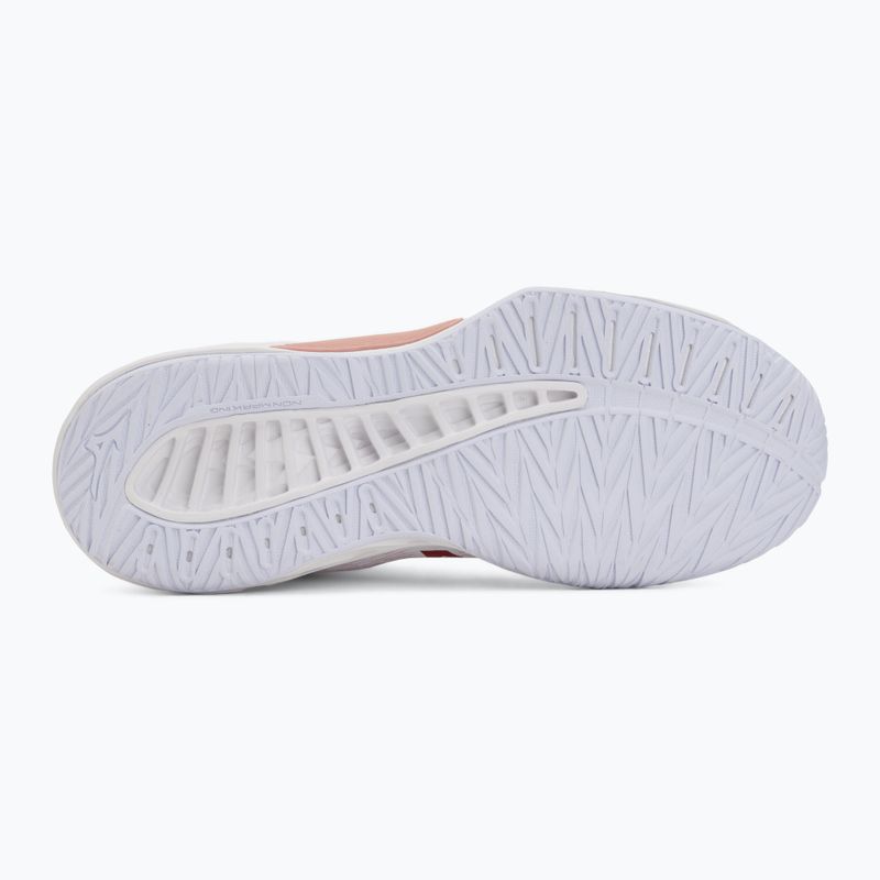 Încălțăminte de volei pentru femei Mizuno Lightning Select Mid white/rose elegance/lava falls 4