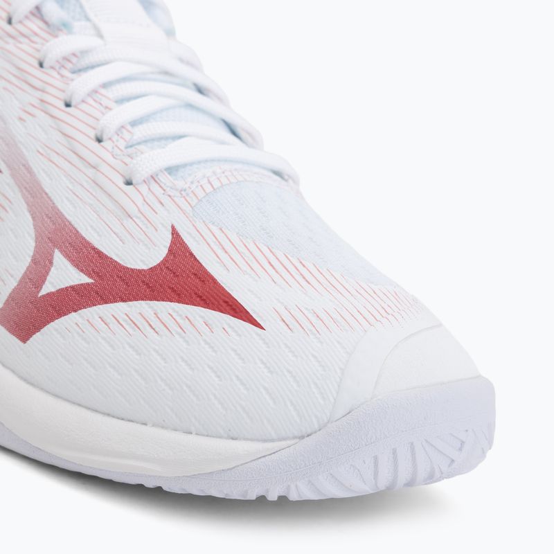 Încălțăminte de volei pentru femei Mizuno Lightning Select white/rose elegance/lava falls 7