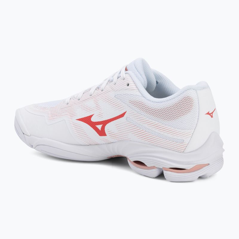 Încălțăminte de volei pentru femei Mizuno Wave Lightning Pro white/rose elegance/lava falls 3