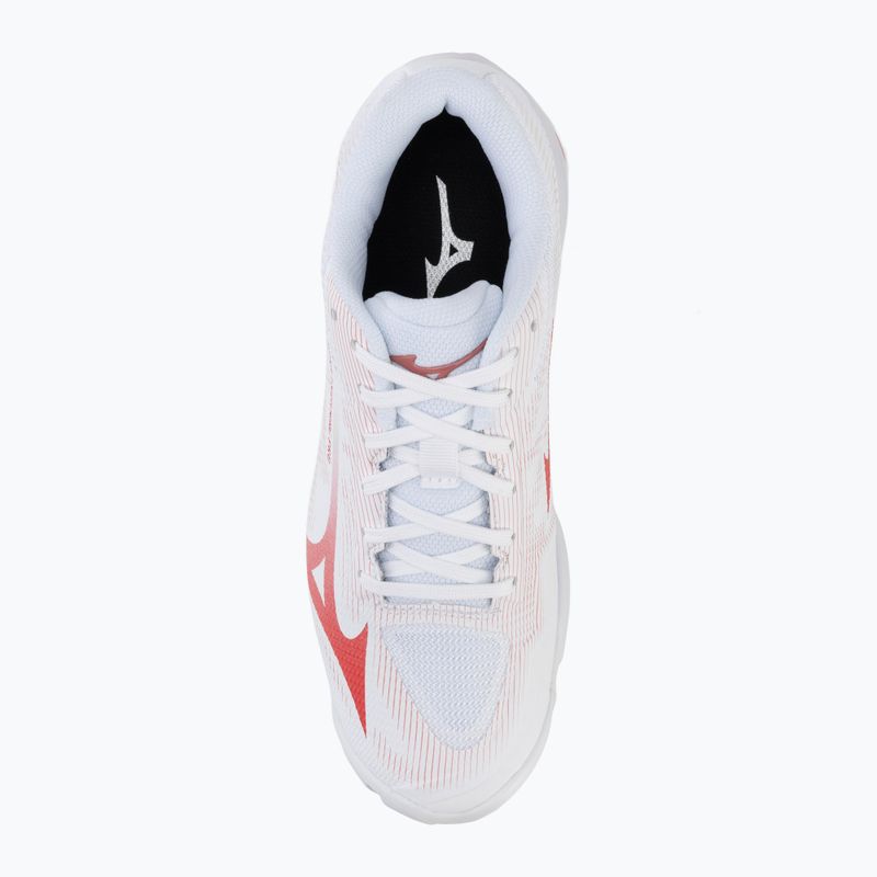 Încălțăminte de volei pentru femei Mizuno Wave Lightning Pro white/rose elegance/lava falls 5