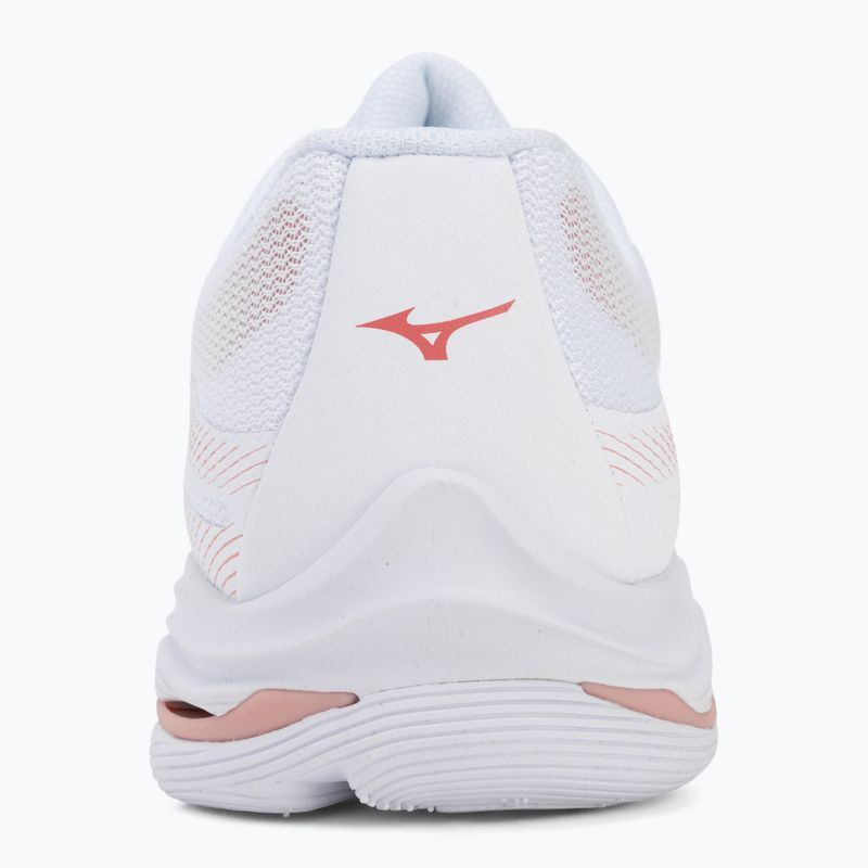 Încălțăminte de volei pentru femei Mizuno Wave Lightning Pro white/rose elegance/lava falls 6