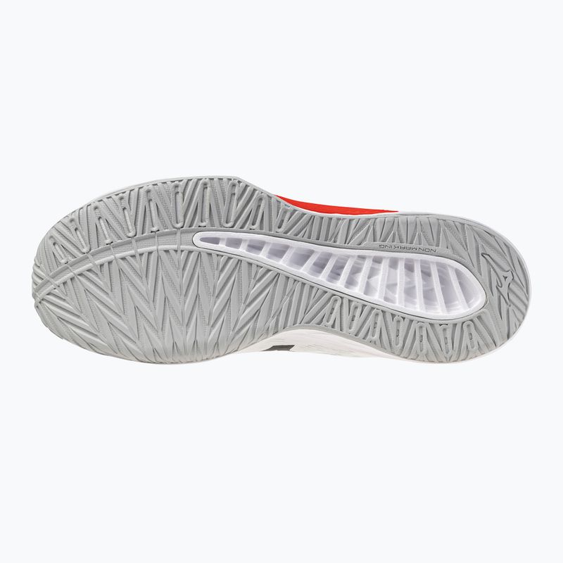 Încălțăminte de volei Mizuno Lightning Select Mid white/black/fiery red 2