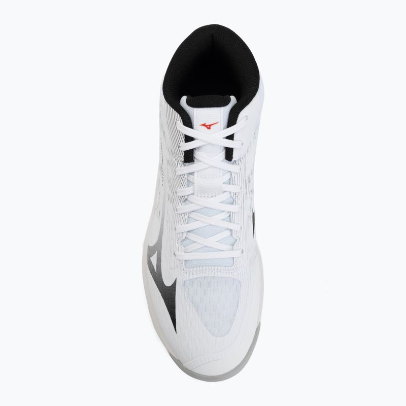 Încălțăminte de volei Mizuno Lightning Select Mid white/black/fiery red 5