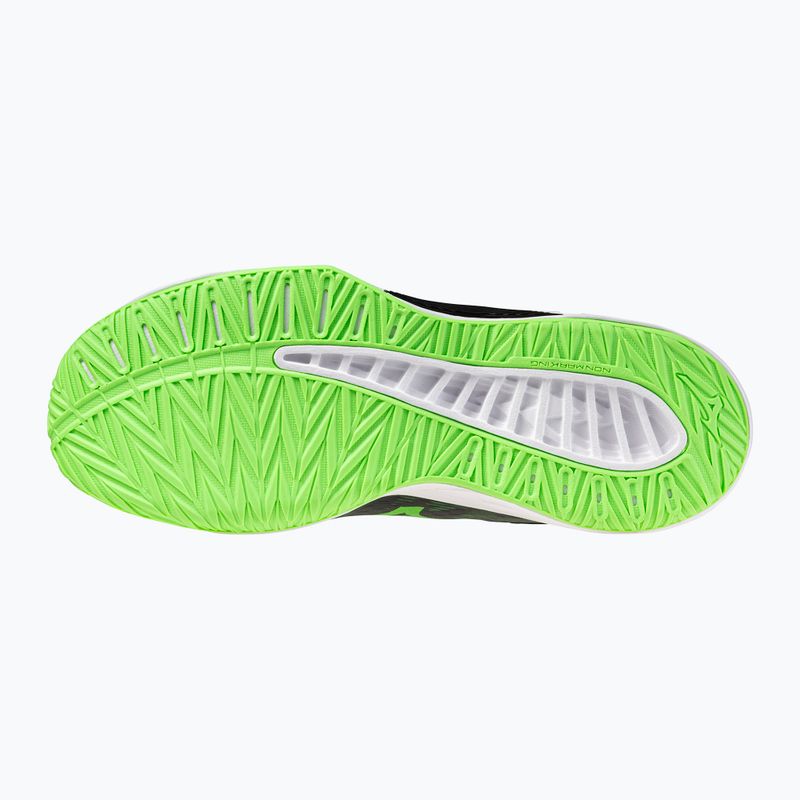 Încălțăminte de volei Mizuno Lightning Select black/jasmine green 2