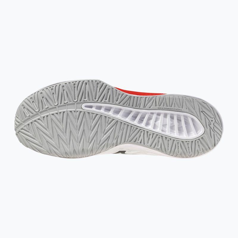 Încălțăminte de volei Mizuno Lightning Select white/black/fiery red 2
