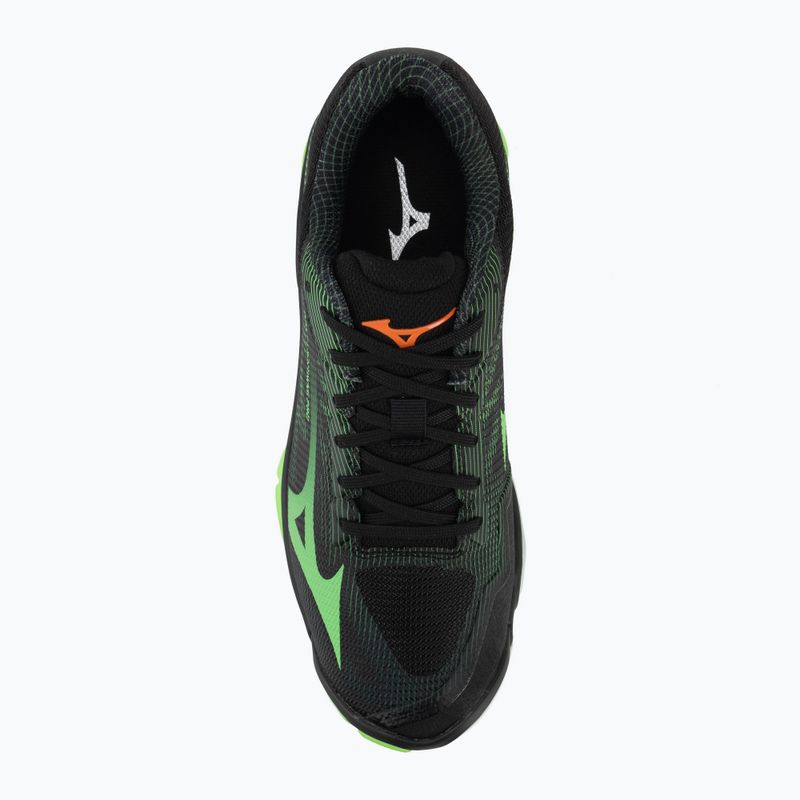 Încălțăminte de volei Mizuno Wave Lightning Pro black/gloving apple/mandarin orange 5