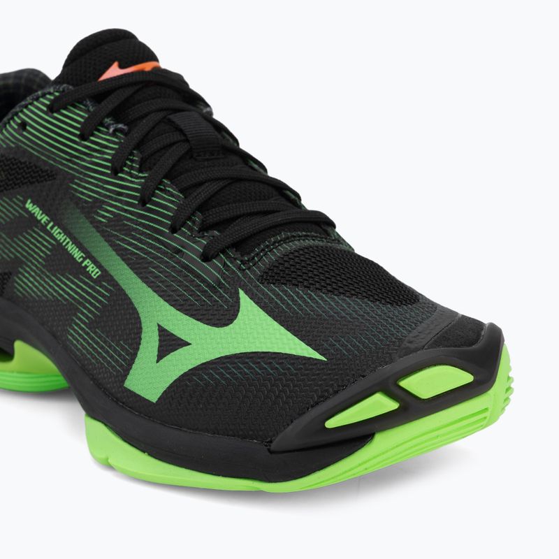 Încălțăminte de volei Mizuno Wave Lightning Pro black/gloving apple/mandarin orange 7