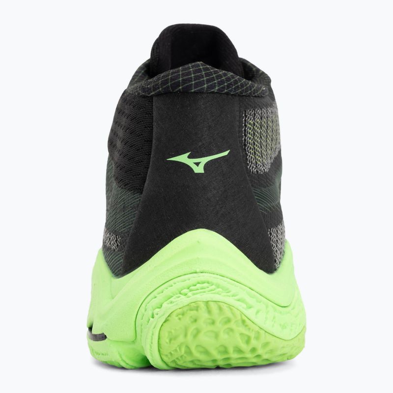 Încălțăminte de volei Mizuno Wave Lightning Elite Mid black/glowing apple/mandarin orange 6