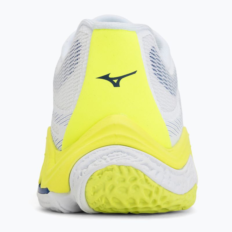 Încălțăminte de volei Mizuno Wave Lightning Elite white/lighting yellow/dazzling blue 6