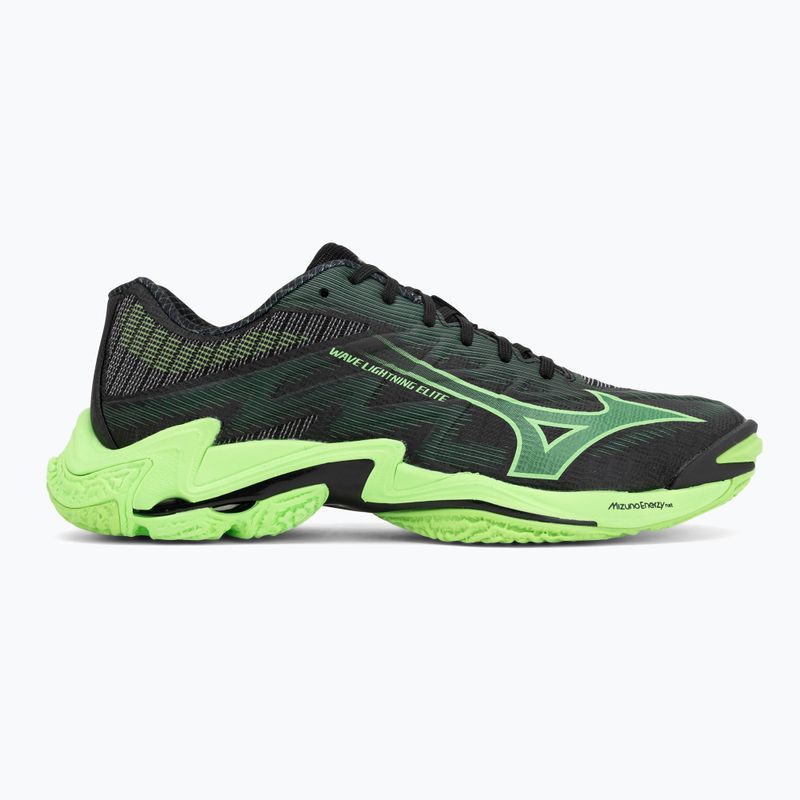 Încălțăminte de volei Mizuno Wave Lightning Elite black/glowing apple/mandarin orange 2