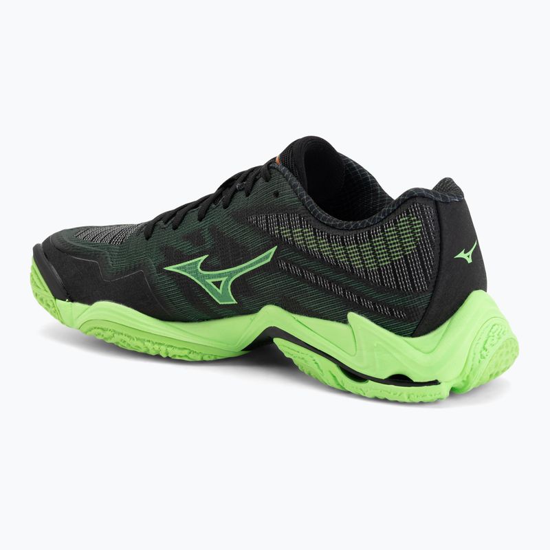 Încălțăminte de volei Mizuno Wave Lightning Elite black/glowing apple/mandarin orange 3