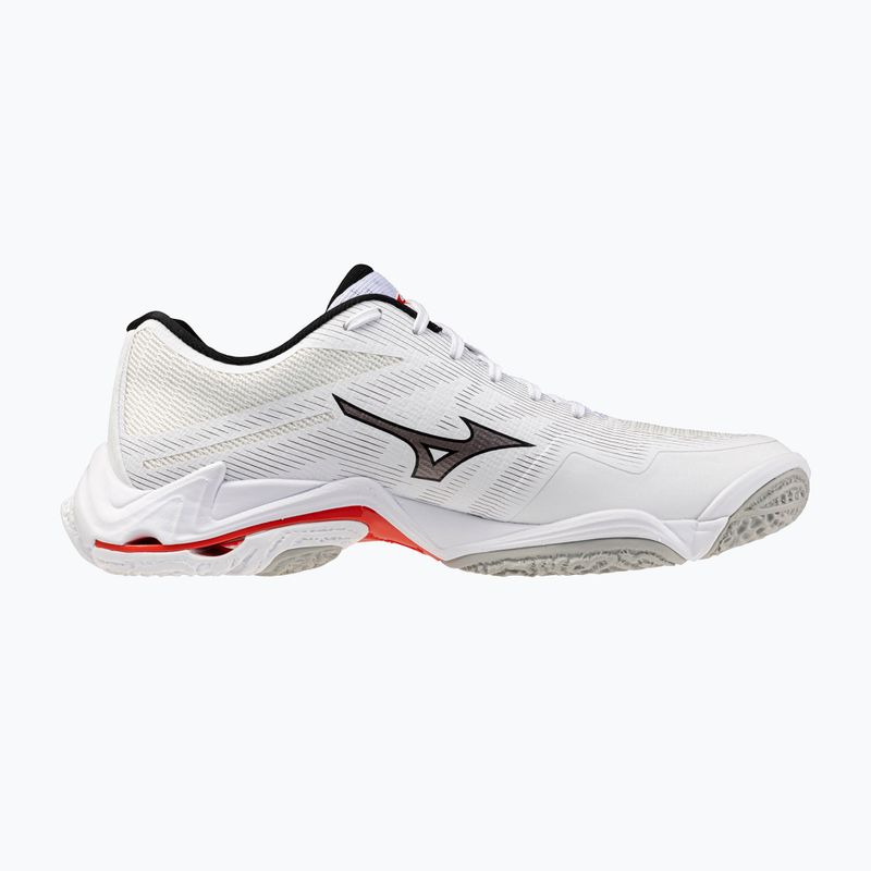 Încălțăminte de volei Mizuno Wave Lightning Elite white/black/fiery red 2