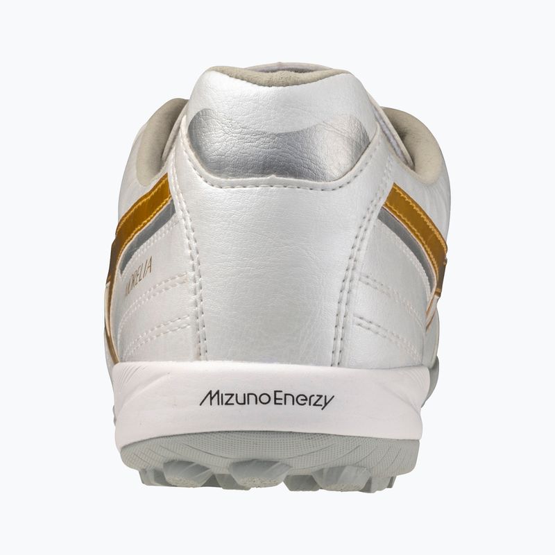 Încălțăminte de fotbal Mizuno Morelia Sala Pro TF white/football gold/galaxy silver 3