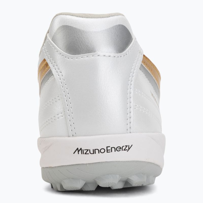 Încălțăminte de fotbal Mizuno Morelia Sala Pro TF white/football gold/galaxy silver 6