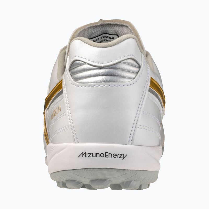 Încălțăminte de fotbal Mizuno Morelia Sala Elite TF white/football gold/galaxy silver 3