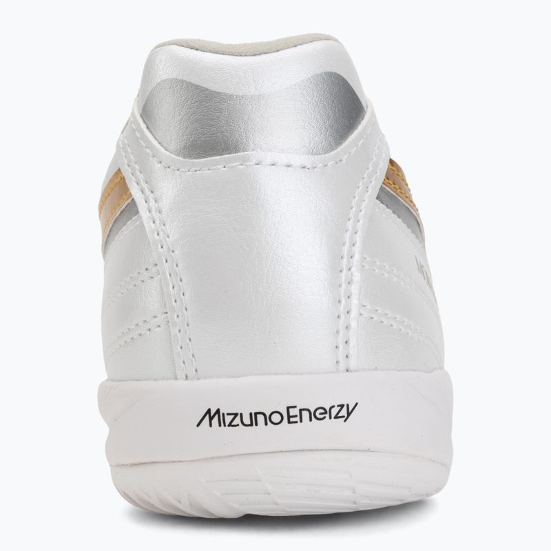 Încălțăminte de fotbal Mizuno Morelia Sala Pro IN white/football gold/galaxy sil 6