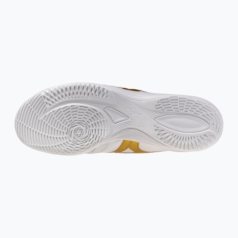 Încălțăminte de fotbal Mizuno Morelia Sala Elite IN white/football gold/galaxy sil 2