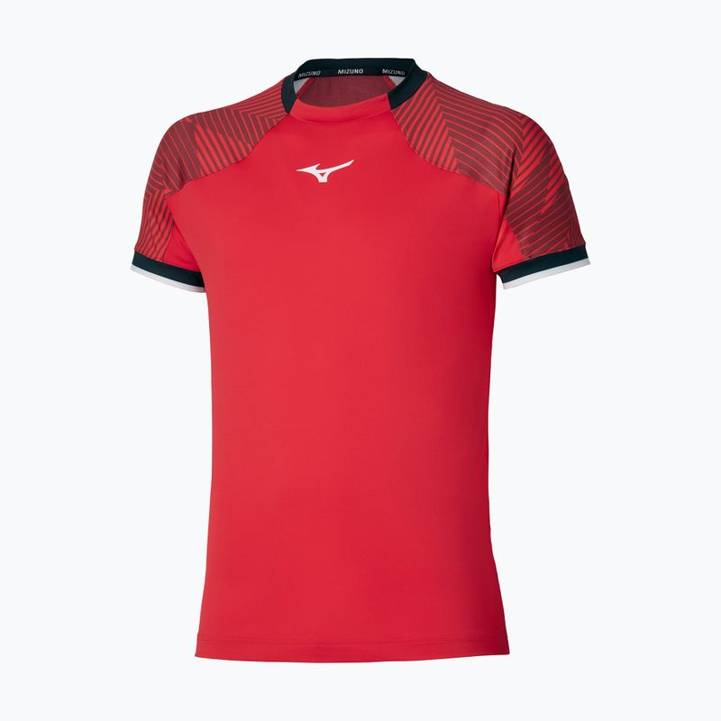 Tricou pentru bărbați Mizuno Stargazer Shadow Tee fiery red 3