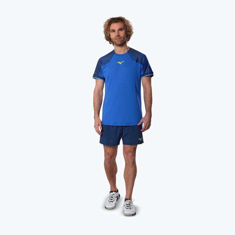 Tricou pentru bărbați Mizuno Stargazer Shadow Polo dazzling blue 2