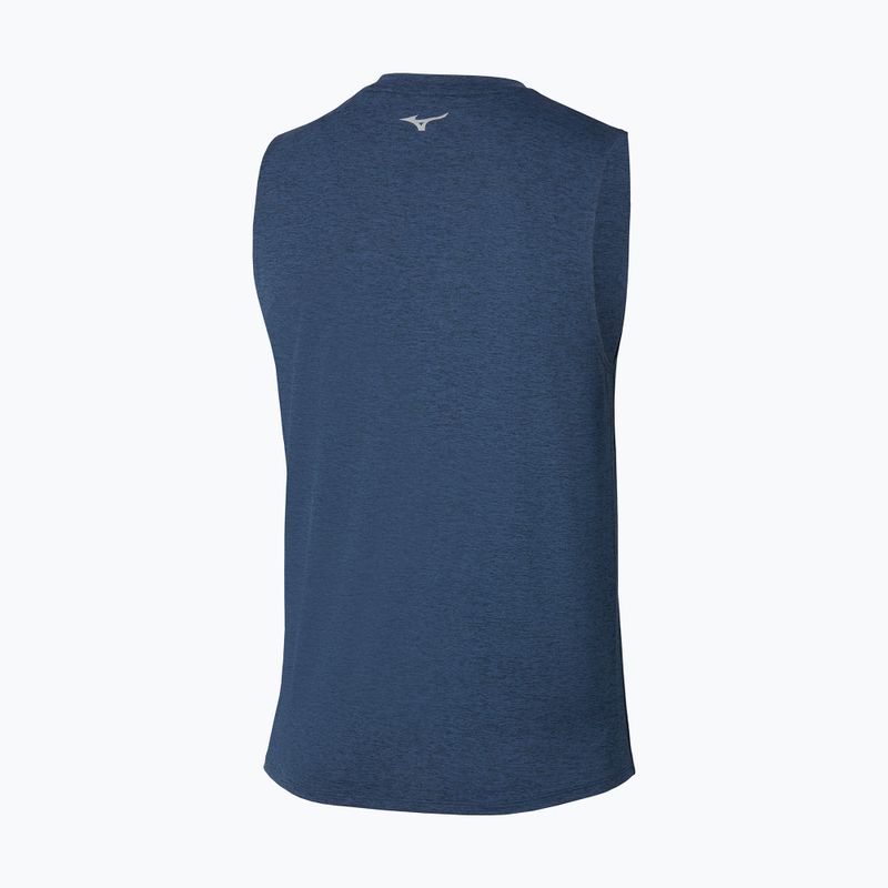 Tricou de alergare pentru bărbați Mizuno Impulse Core Sleeveless estate blue 2