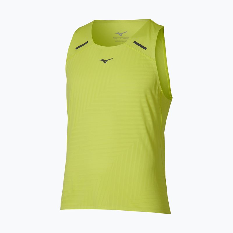 Tricou de alergare pentru bărbați Mizuno Tech Light Tank lightning yellow 2