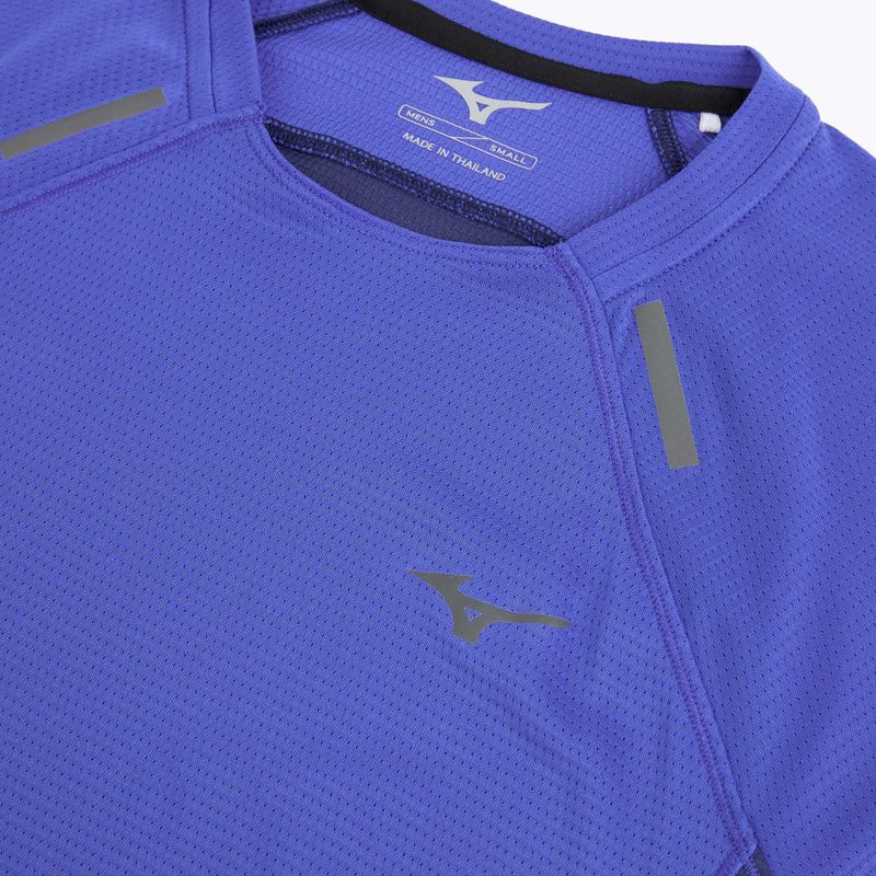Tricou de alergare pentru bărbați Mizuno Active DryAeroFlow Tee dazzling blue 3
