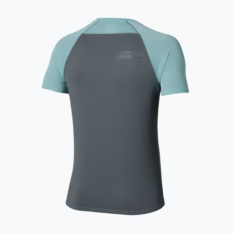 Tricou de alergare pentru bărbați Mizuno Active DryAeroFlow Tee aquifer 2