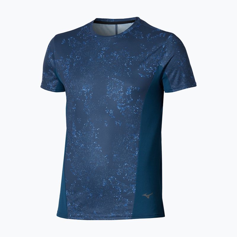 Tricou de alergare pentru bărbați Mizuno Active DryAeroFlow Graphic estate blue 2