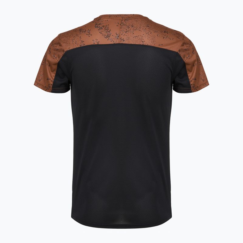 Tricou de alergare pentru bărbați Mizuno Active DryAeroFlow Graphic copper brown 2