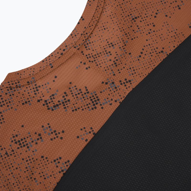 Tricou de alergare pentru bărbați Mizuno Active DryAeroFlow Graphic copper brown 4