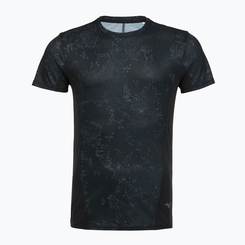 Tricou de alergare pentru bărbați Mizuno Active DryAeroFlow Graphic black/gray
