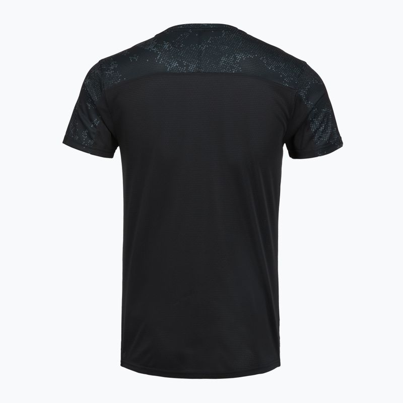 Tricou de alergare pentru bărbați Mizuno Active DryAeroFlow Graphic black/gray 2