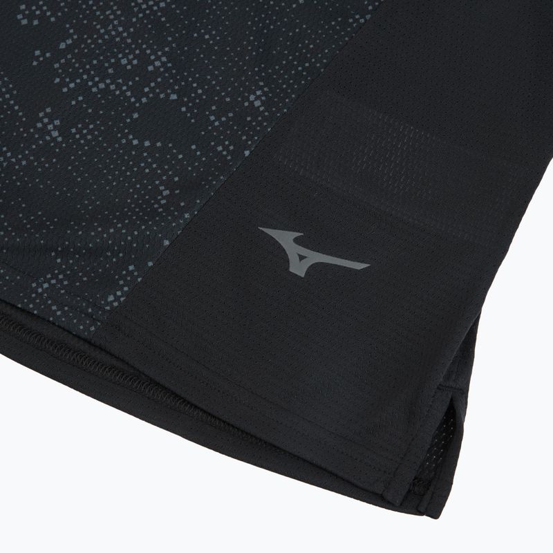 Tricou de alergare pentru bărbați Mizuno Active DryAeroFlow Graphic black/gray 3