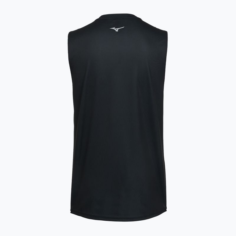Tricou de alergare pentru bărbați Mizuno Core Graphic Sleeveless black/gray 2