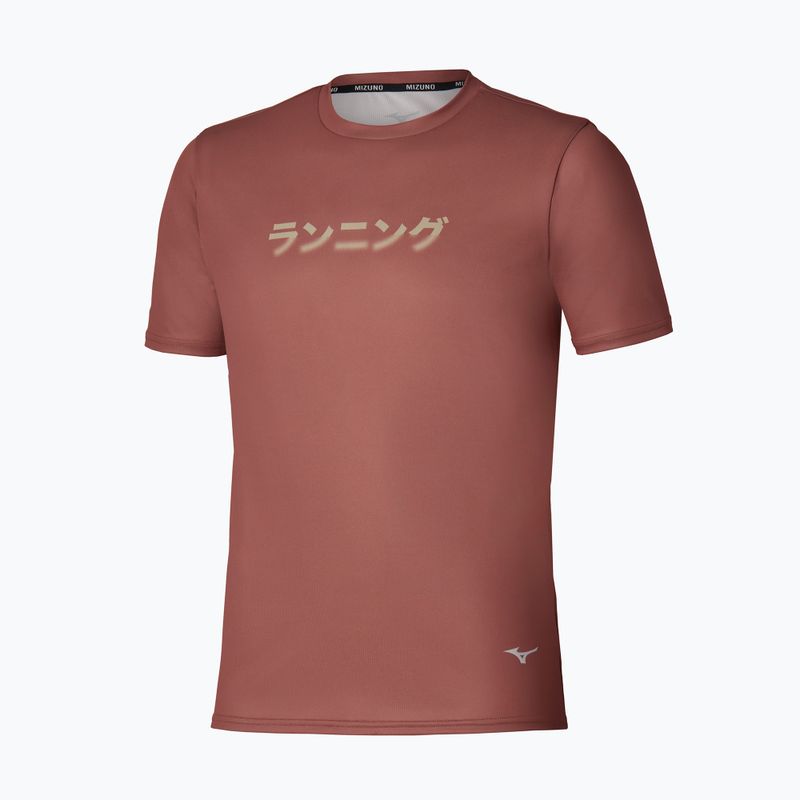 Tricou de alergare pentru bărbați Mizuno Core Graphic Tee copper brown 2