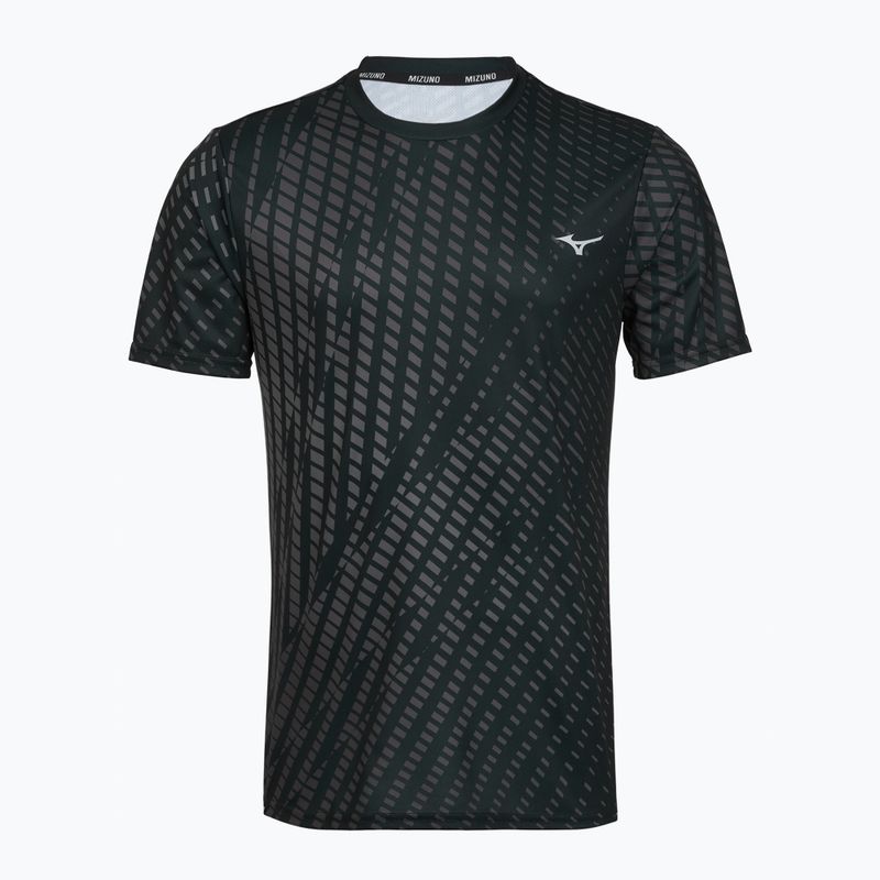 Tricou de alergare pentru bărbați Mizuno Core Graphic Tee black/gray