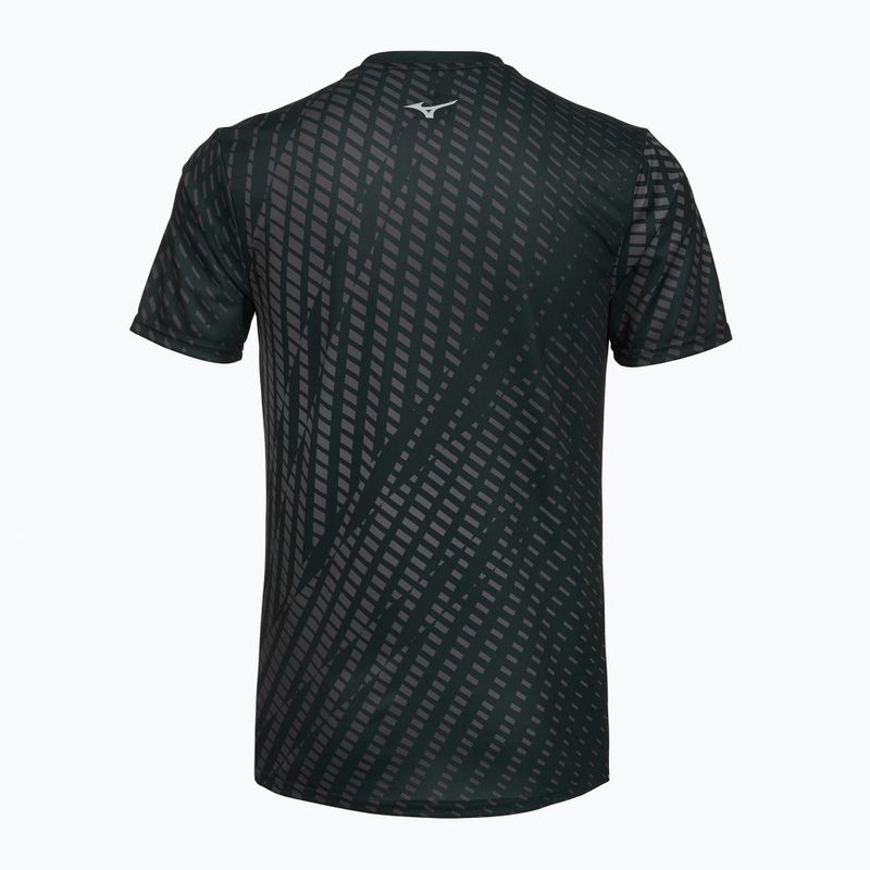 Tricou de alergare pentru bărbați Mizuno Core Graphic Tee black/gray 2