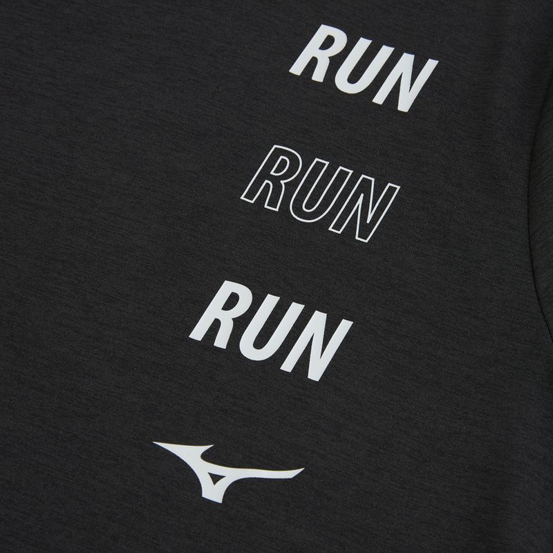 Tricou de alergare pentru bărbați Mizuno Core Run Short Sleeve Tee black 3