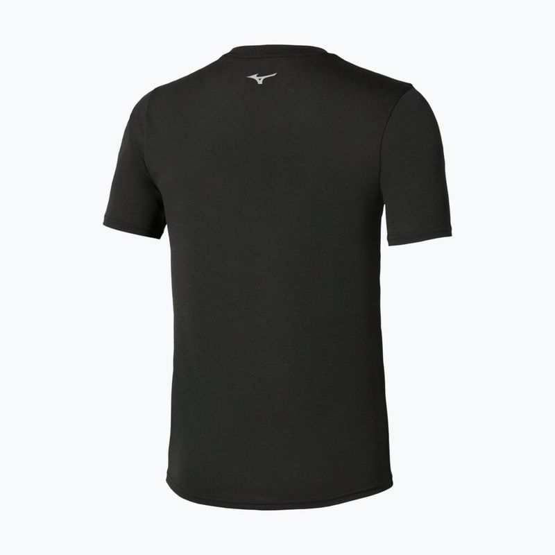 Tricou de alergare pentru bărbați Mizuno Core Run Short Sleeve Tee black 2