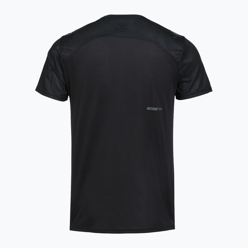 Tricou de alergare pentru bărbați Mizuno Trail Graphic Tee black 2