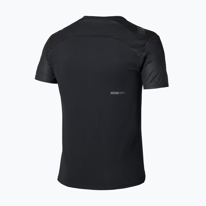Tricou de alergare pentru bărbați Mizuno Trail Graphic Tee black 2