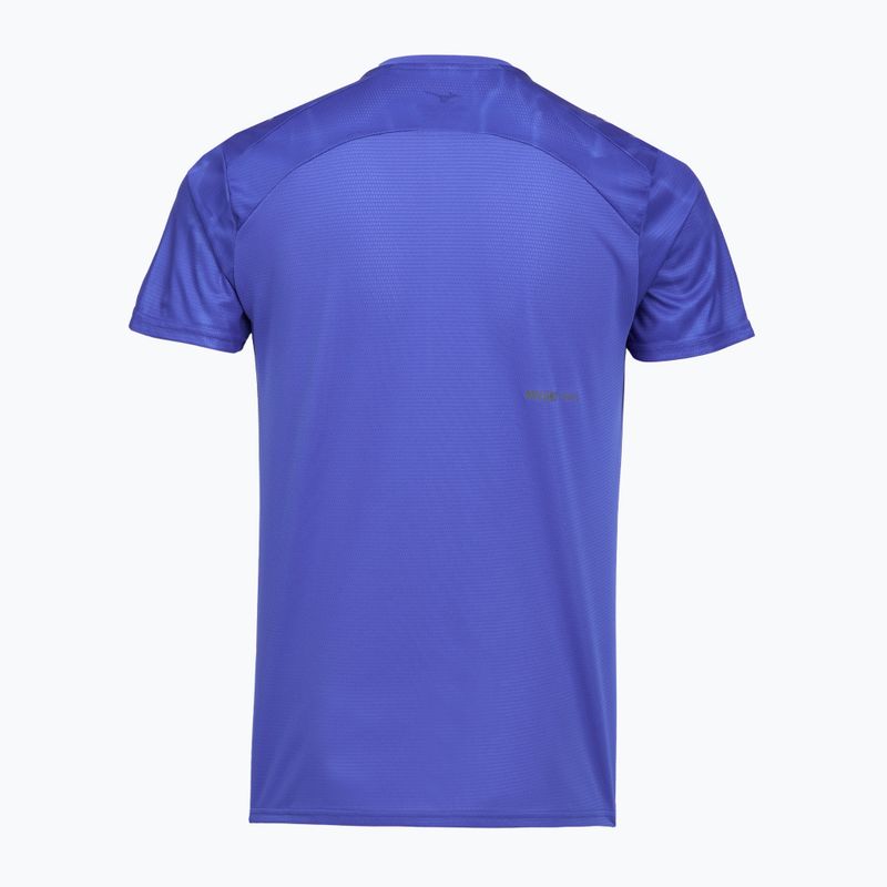 Tricou de alergare pentru bărbați Mizuno Trail Graphic Tee dazzling blue 2