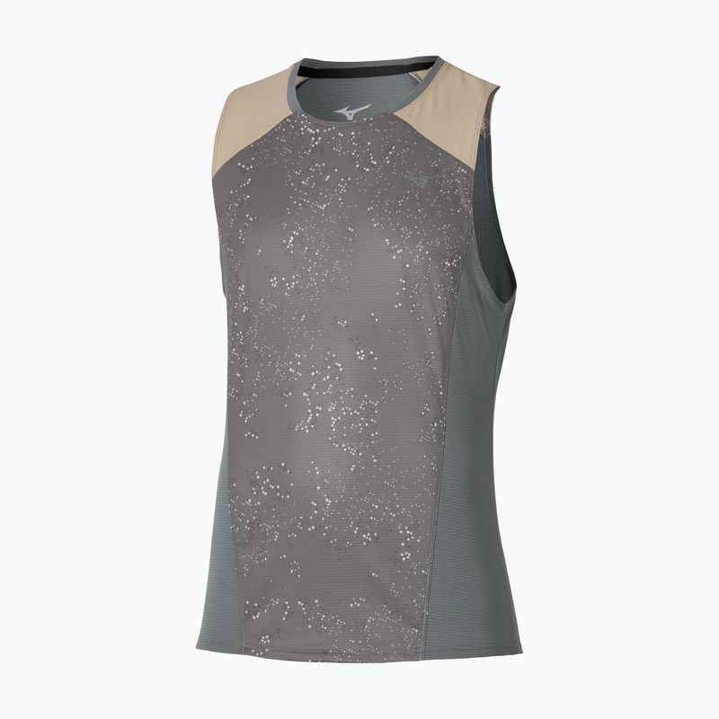 Tricou de alergare pentru bărbați Mizuno Active DryAeroFlow Graphic Tank Top lava smoke