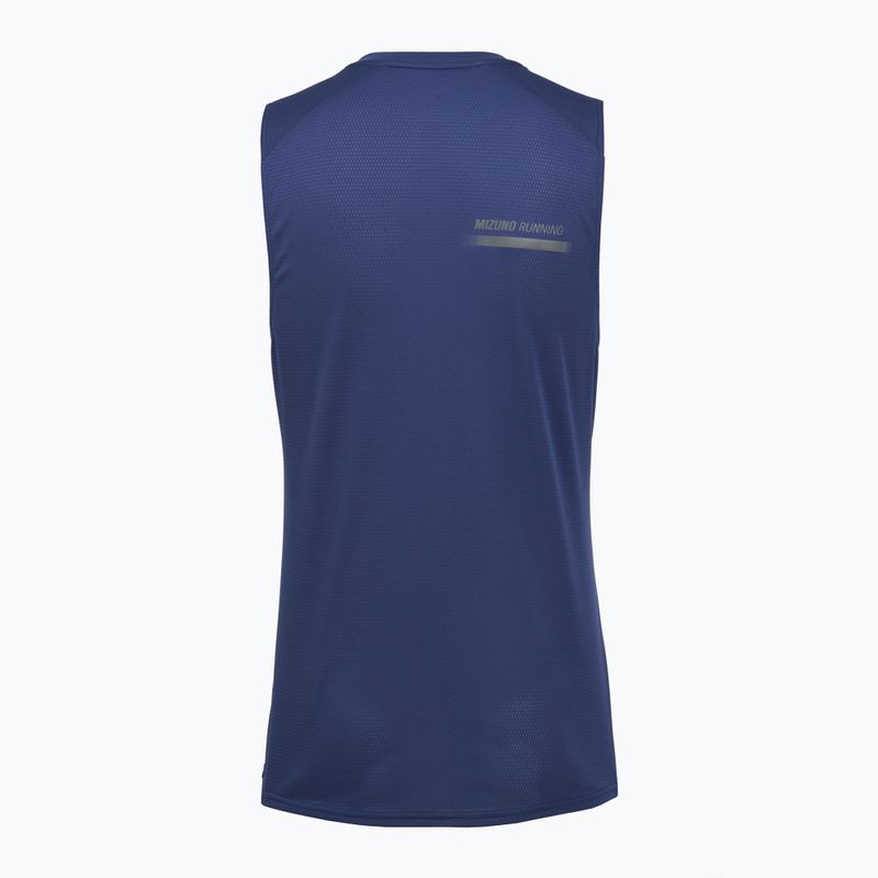 Tricou de alergare pentru bărbați Mizuno Active DryAeroFlow Graphic Tank Top estate blue 2