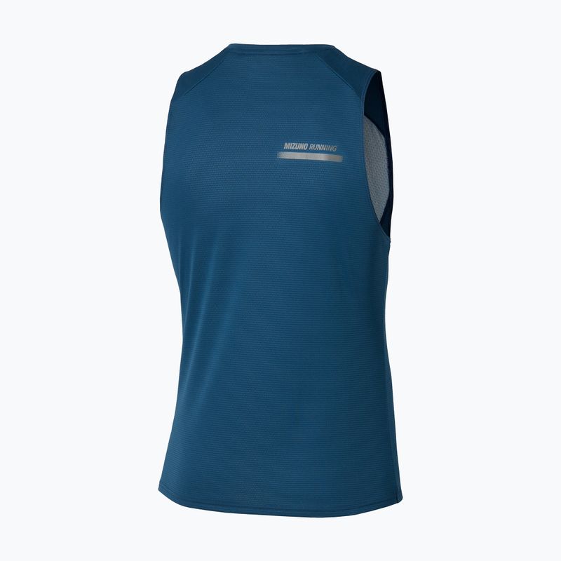 Tricou de alergare pentru bărbați Mizuno Active DryAeroFlow Graphic Tank Top estate blue 2